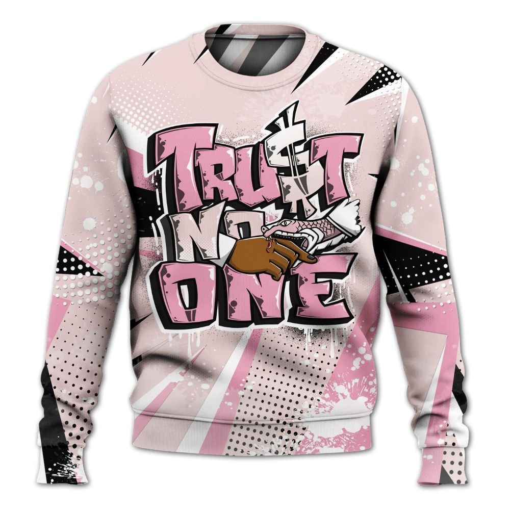Sweatshirt To Match Dunk Low KD 17 Aunt Pearl - Poly Trust No One Dripping All Over Print