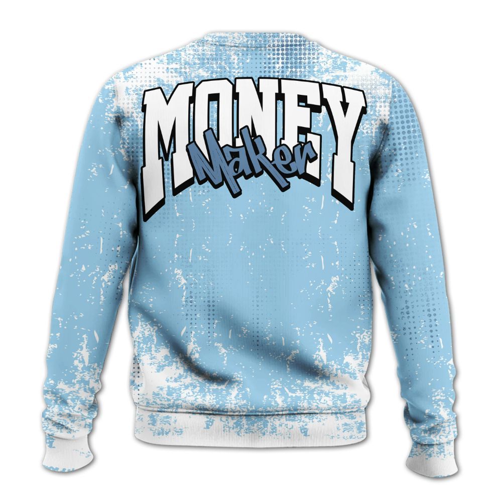 Sweatshirt To Match Legend Blue 11s - Move In Silence Money Street Retro All Over Print