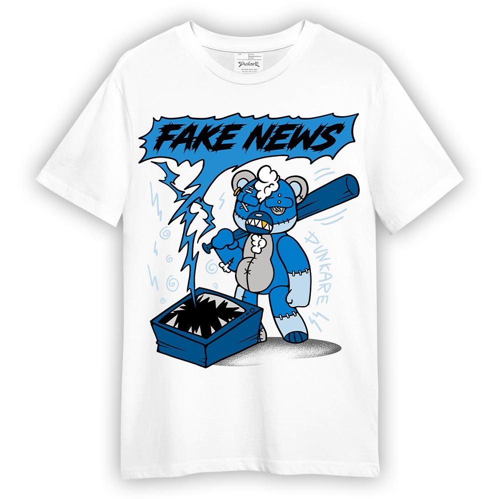 Shirt To Match Industrial Blue 4s T-- False News Hugz T-Shirt Unisex