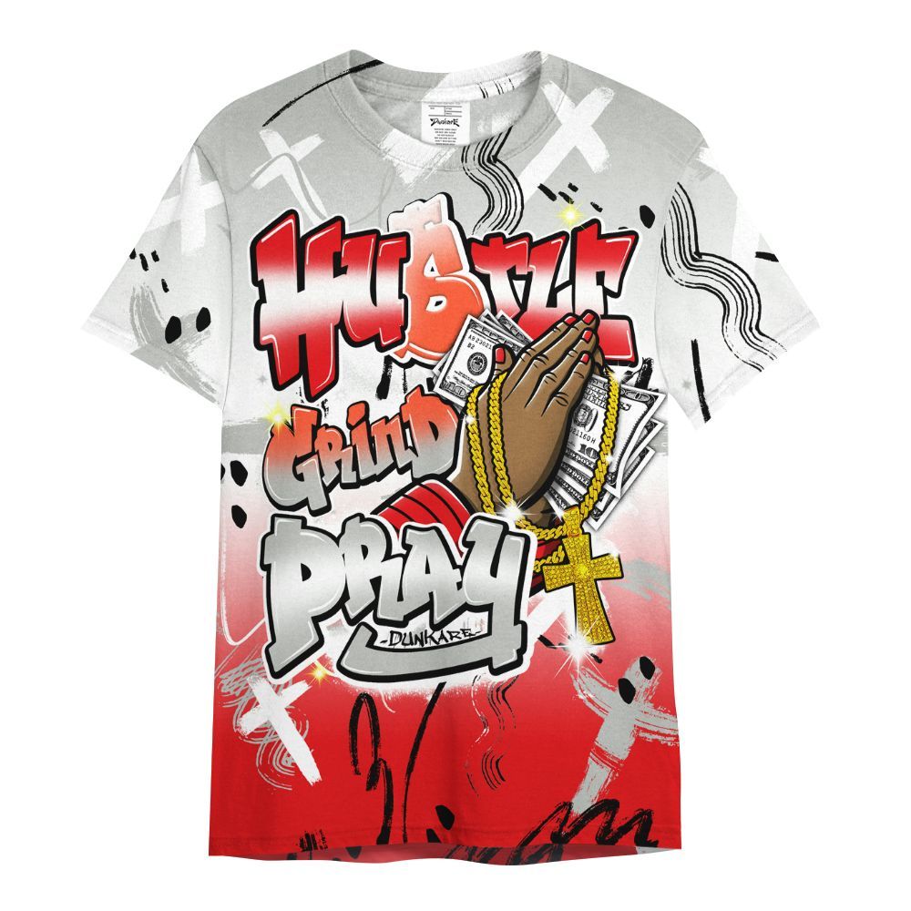 Shirt To Match Air Max 1 86 Cosmic Clay - Money Hustle Grind Pray All Over Print