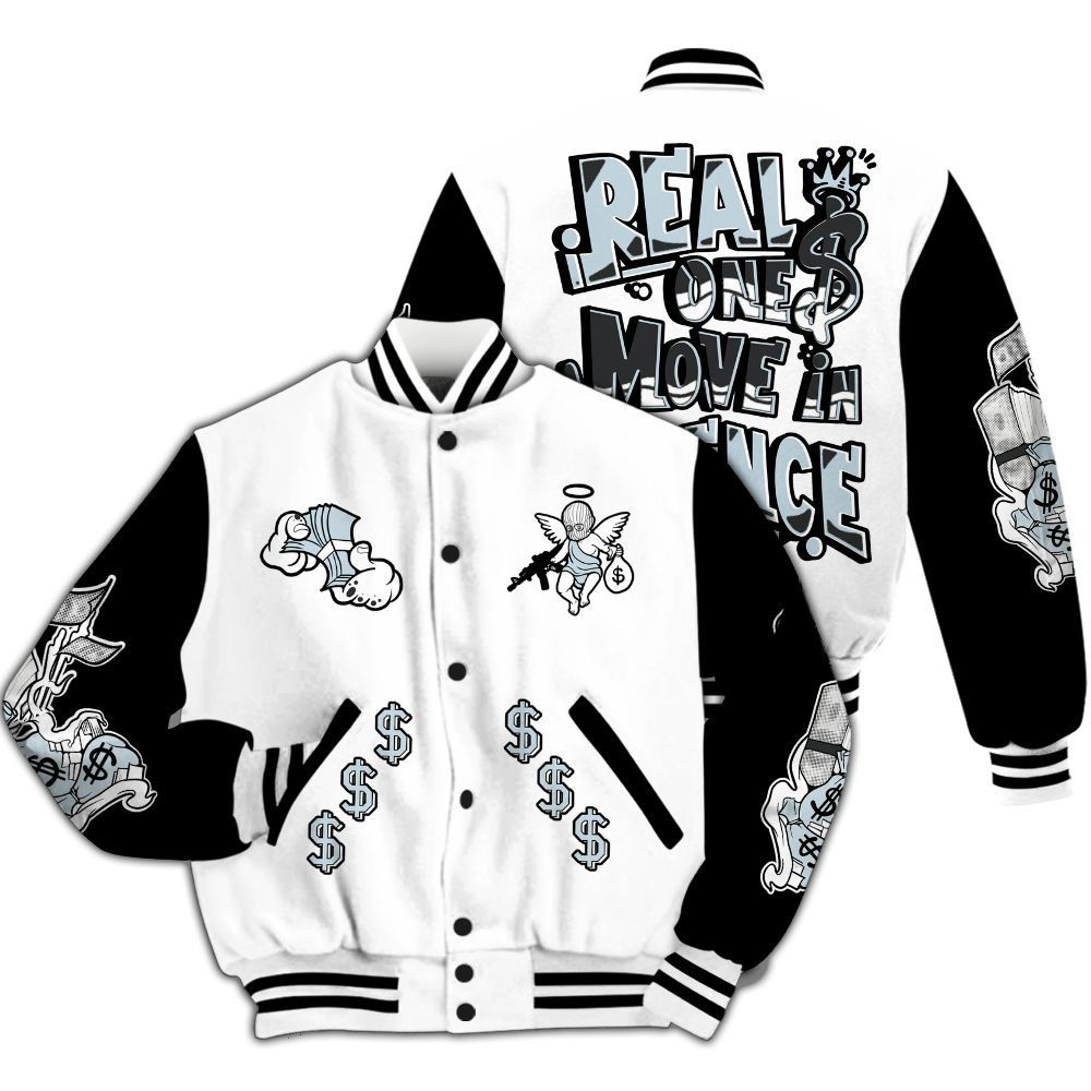 Varsity Jacket To Match Kobe 9 Protro Halo - Ones Move In Silence Graphic All Over Print