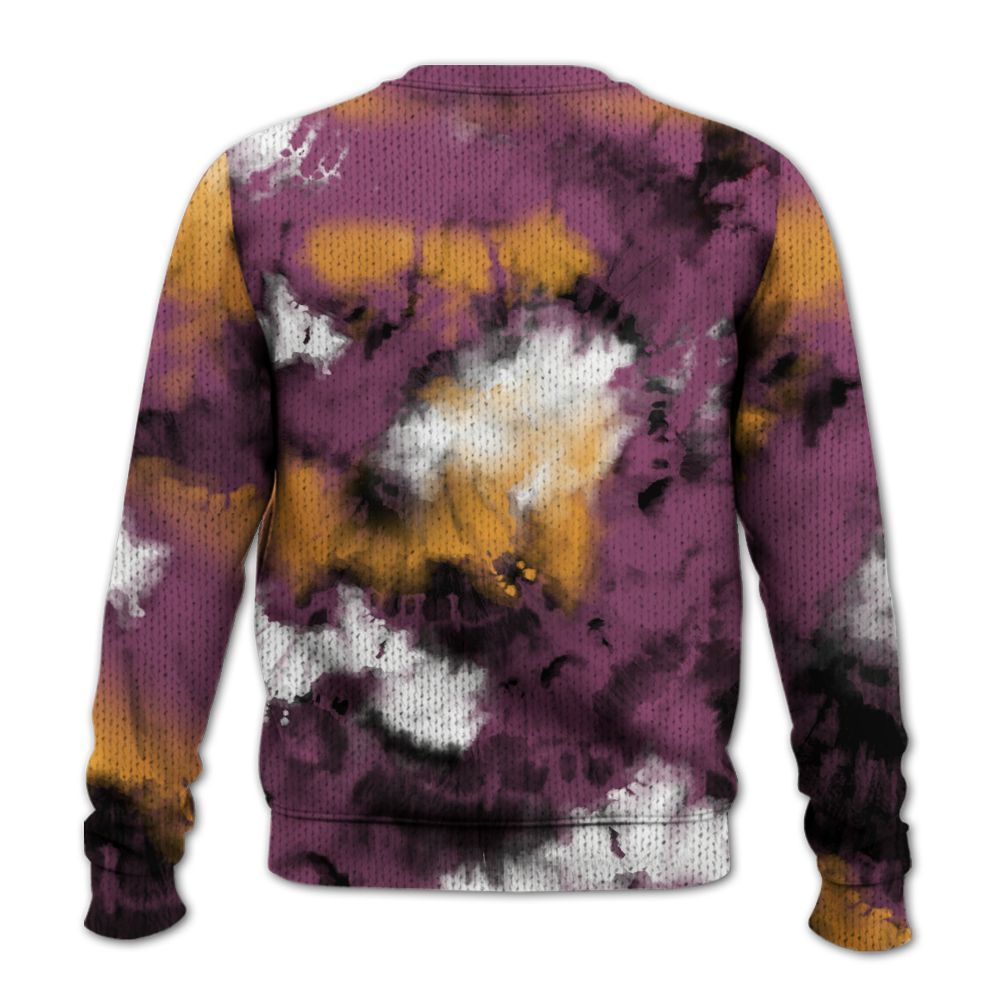 Knitted Sweater To Match High OG Brotherhood 1s - SNEAKER Girl Money Drip Tie Dye