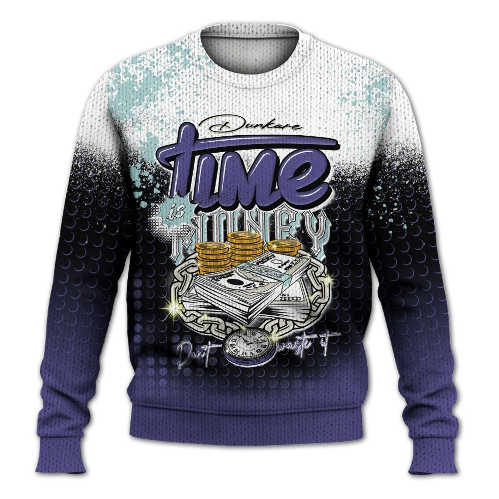 Knitted Sweater To Match Air Ship PE Hornets - Halftone Time Is Money