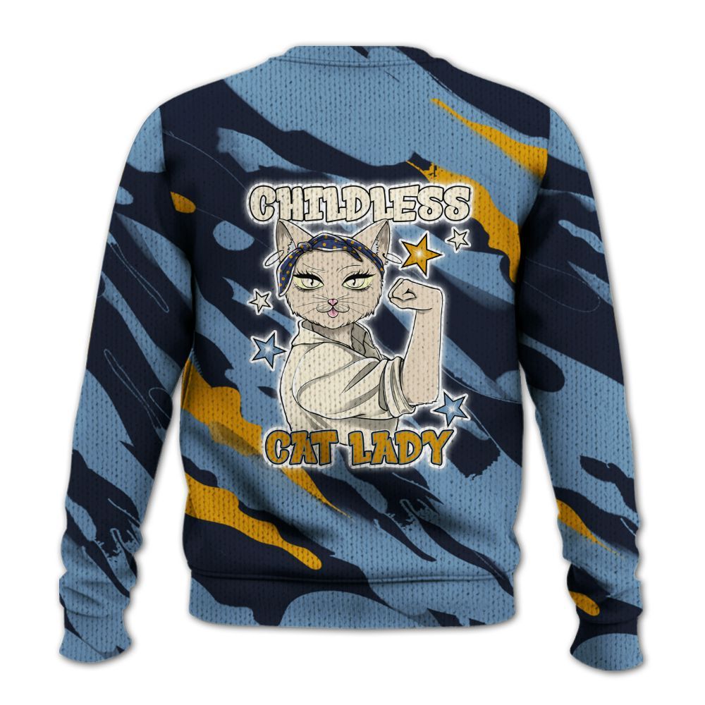 Knitted Sweater To Match High OG First In Flight 1s - Childless Kat Lady