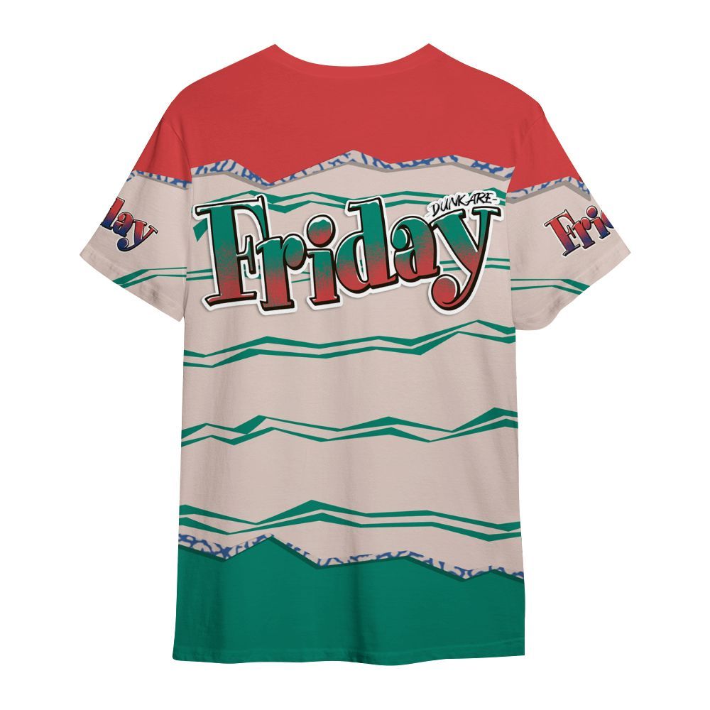 Shirt To Match Retro Chalk & Track Red 3s - Friday Movie 90s TV All Over Print