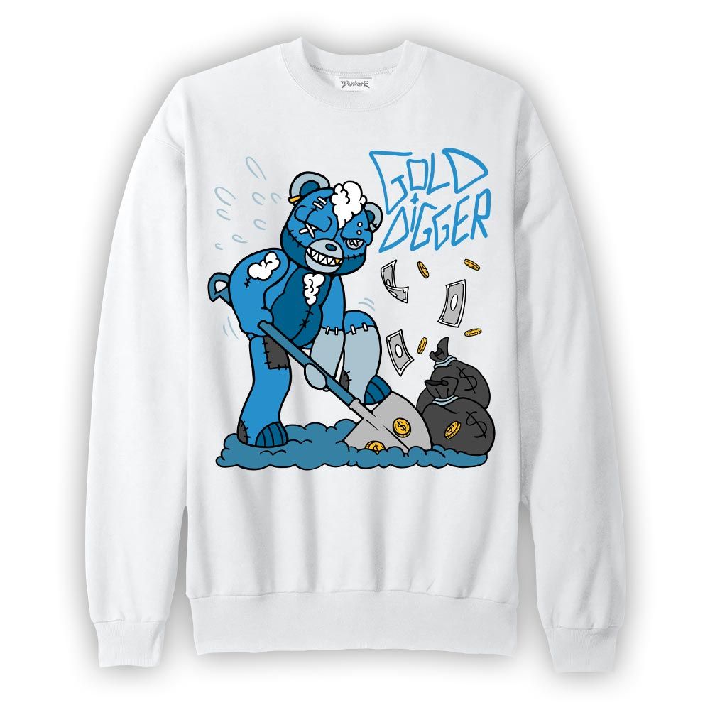 Sweatshirt To match Powder Blue 9s Sweatshirt - Goal Digger Hugz Graphic