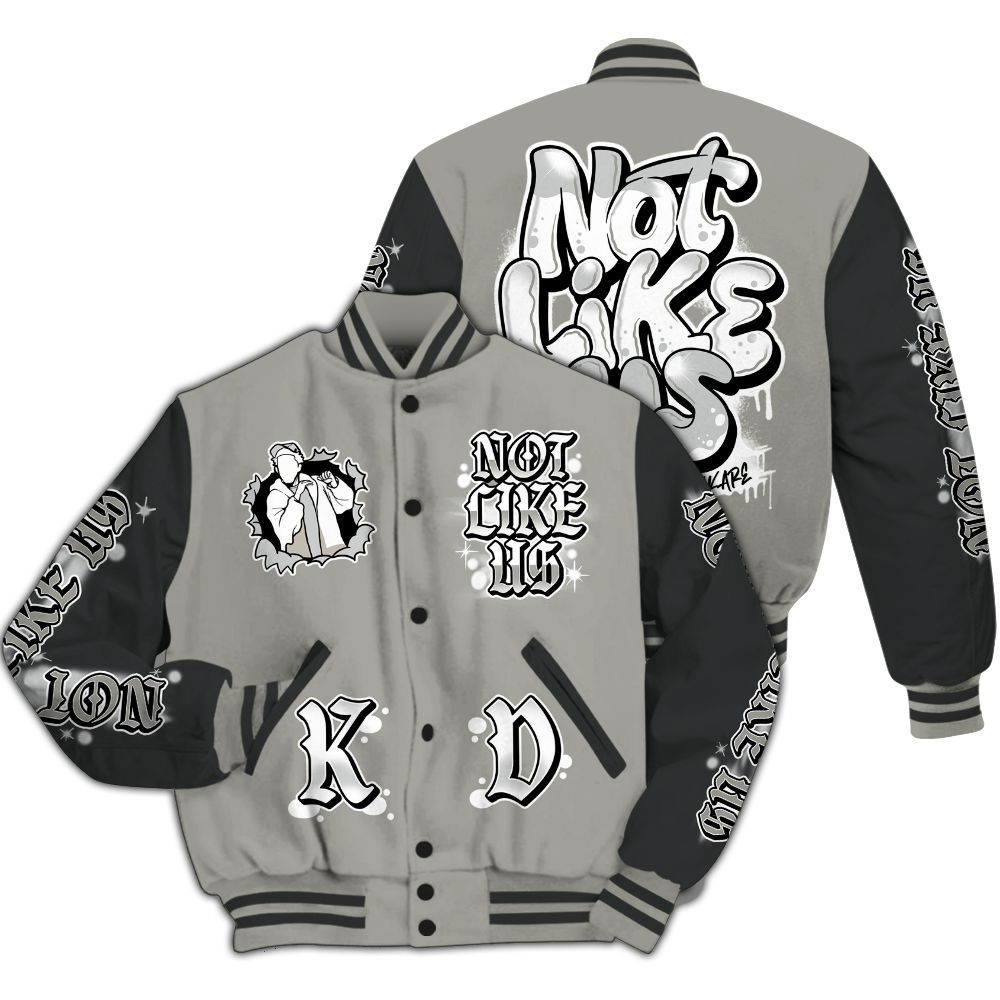 Varsity Jacket To Match High Satin Shadow 1s - None Like Us Graphic All Over Print