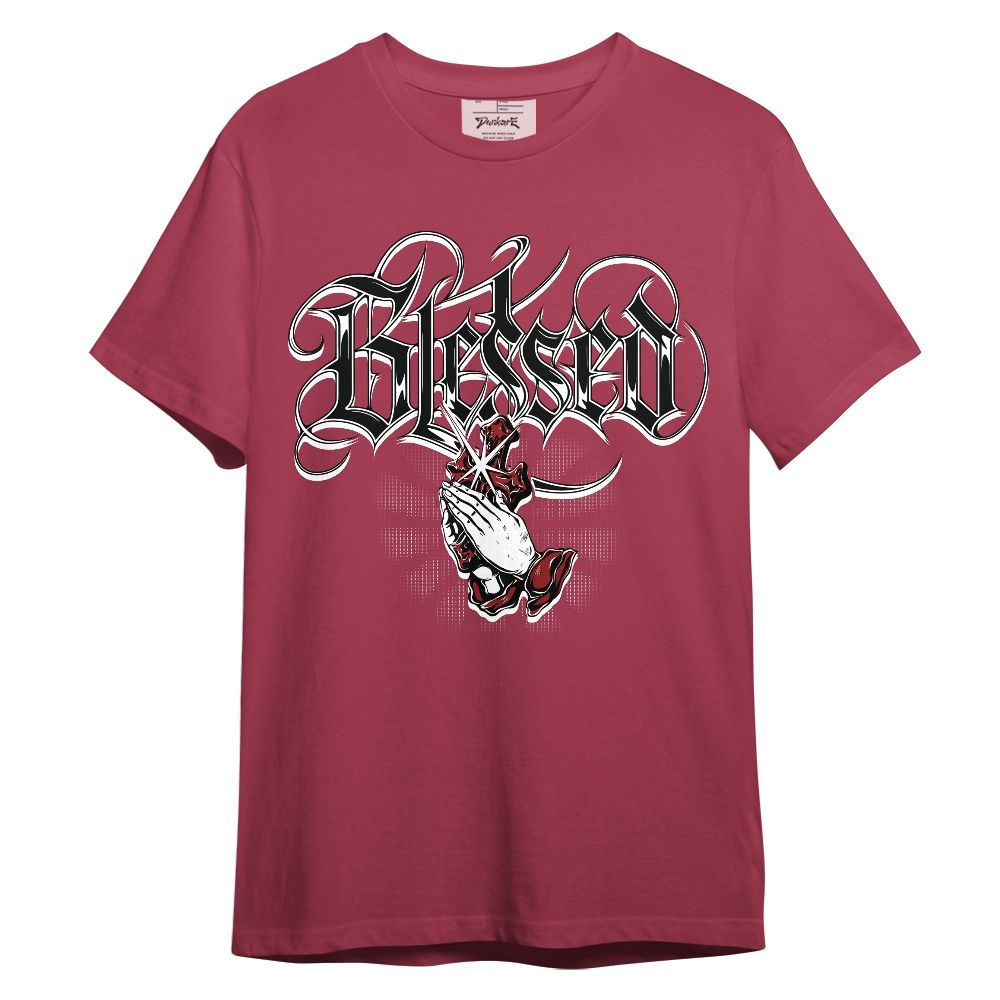 Shirt To Match Alternate Flu Game 12s - God Blessed Graphic