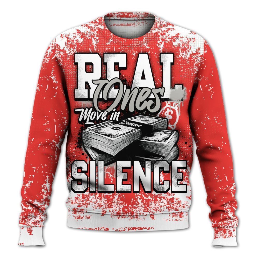 Sweatshirt To Match Vomero 5 Bright Crimson - Move In Silence Money Street Retro All Over Print