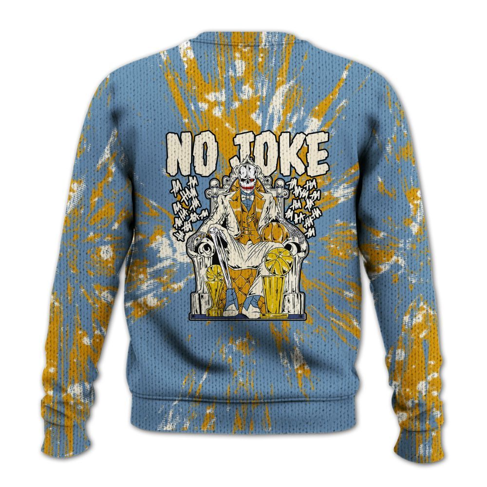 Knitted Sweater To Match High OG First In Flight 1s - Ain't Joke Skeleton Luxury