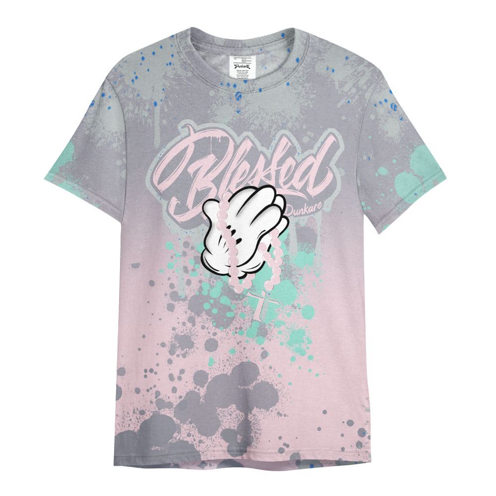 Shirt To Match Retro Easter 5s - God Blessed Ink Drip All Over Print