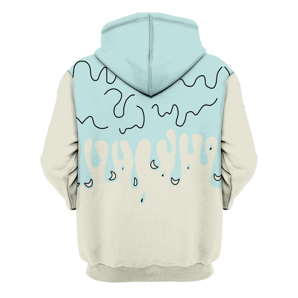 Hoodie To Match Pure Platinum 4s - Snake Trust No One Drip All Over Print