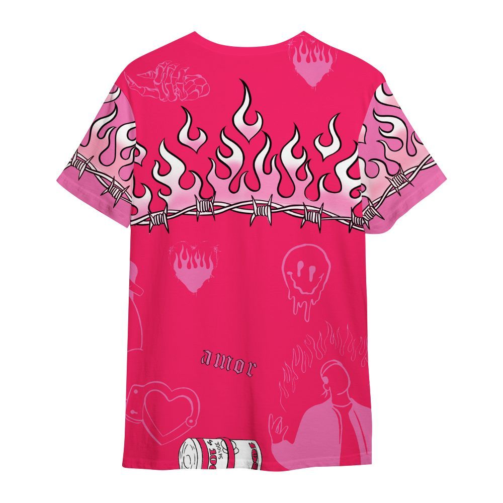 Shirt To Match Air VaporMax Plus Triple Pink - Snake Trust No One All Over Print