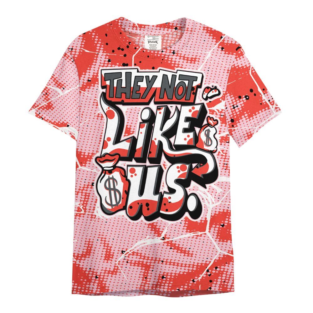 Shirt To Match Retro Awake Arctic Pink - Dislike Us Crack All Over Print