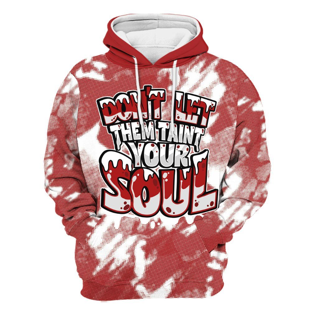 Hoodie To Match Red Taxi 12s - Never Taint Your Soul Shirt Unisex Oufit All Over Print