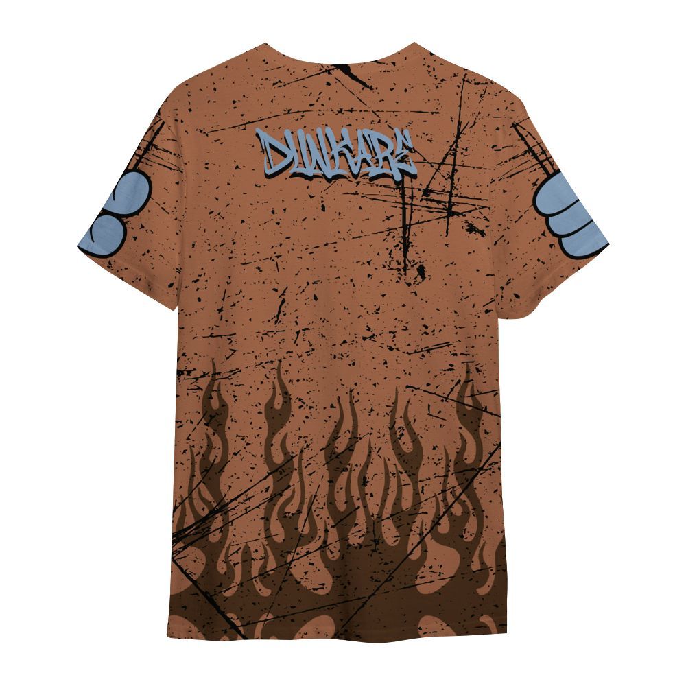 Shirt To Match Air Foamposite Metallic Copper - Stand Business Graffiti All Over Print