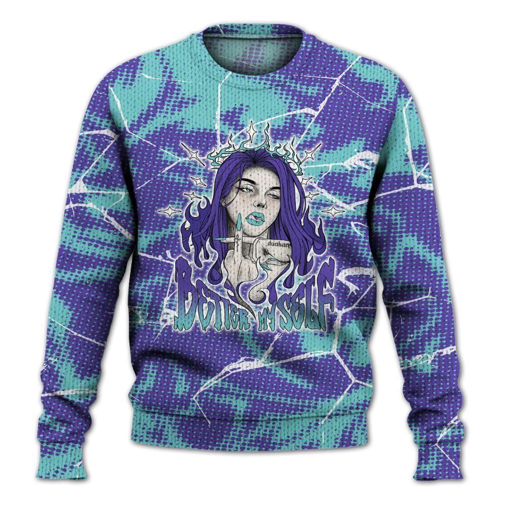 Knitted Sweater To Match Low Hornets 1s - My-Self Crack Unique