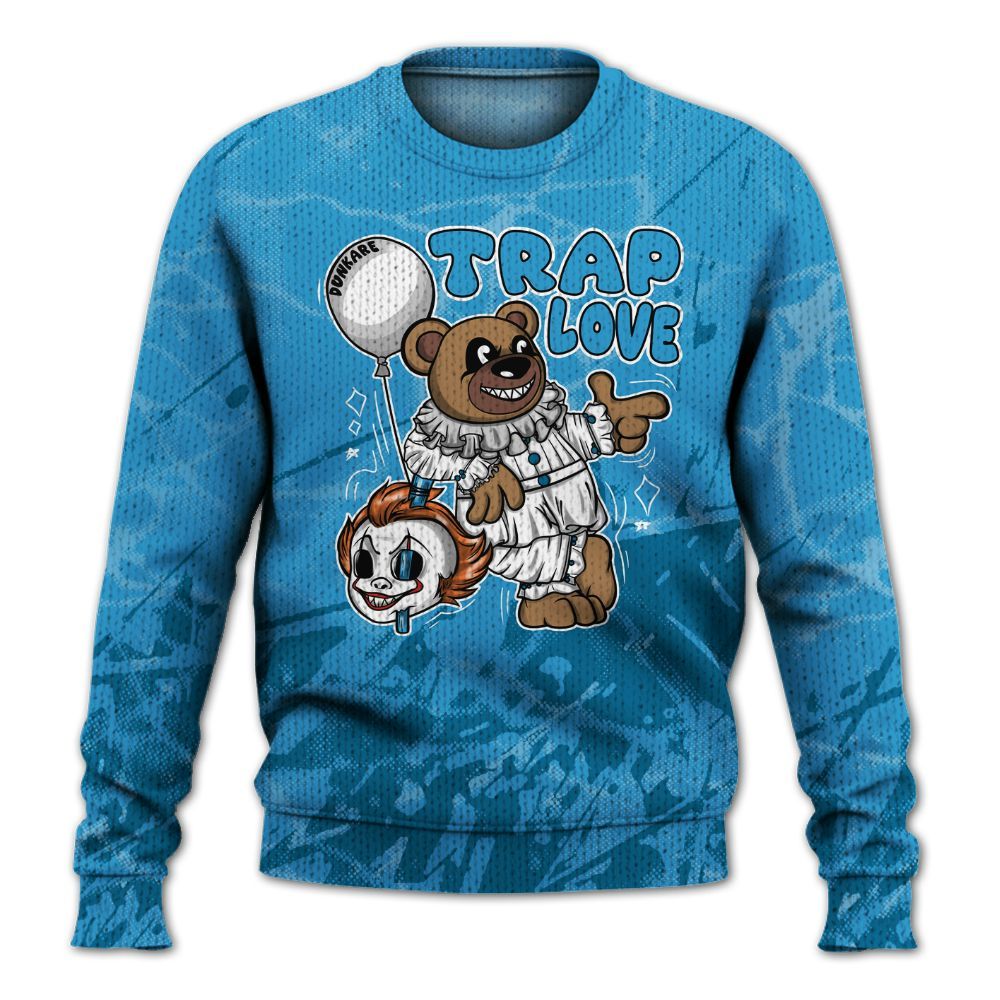 Knitted Sweater To Match Powder Blue 9s - Trap Loves Bear Profound