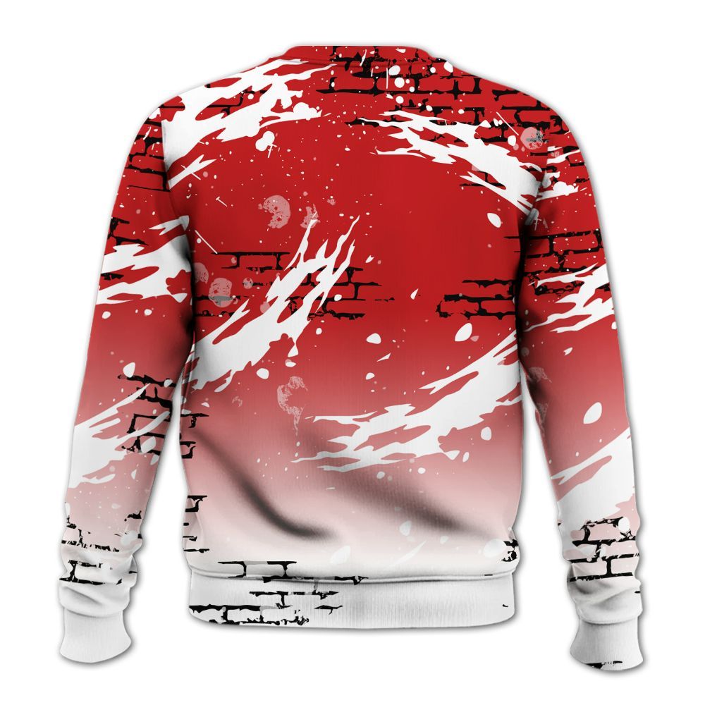 Sweatshirt To Match Bred Reimagined 4s - Values Of Loyalty Drip All Over Print