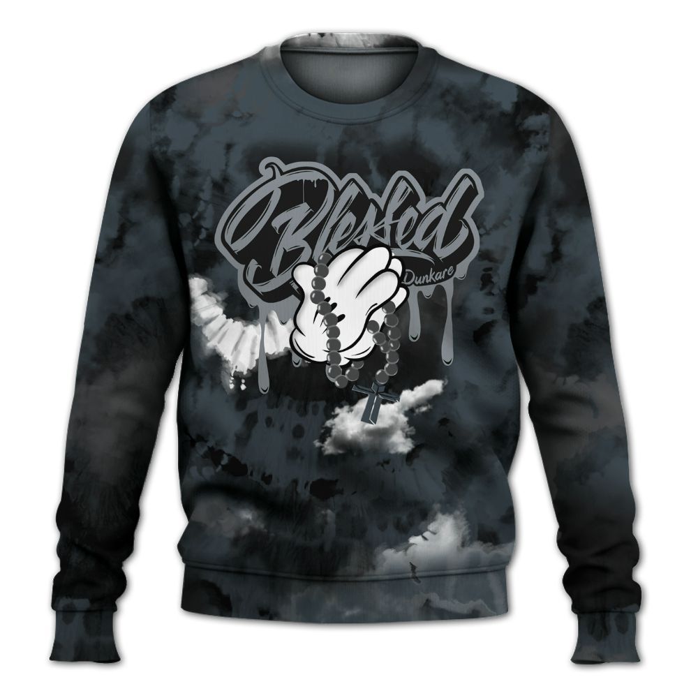 Sweatshirt To Match Air Max Sunder Gore Tex Black - God Blessed Tie Dye All Over Print