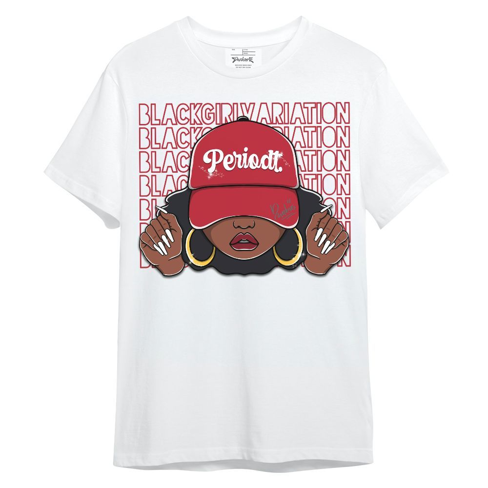 Shirt To Match Red Flint 13s - Black Girl Variation Unisex Shirt