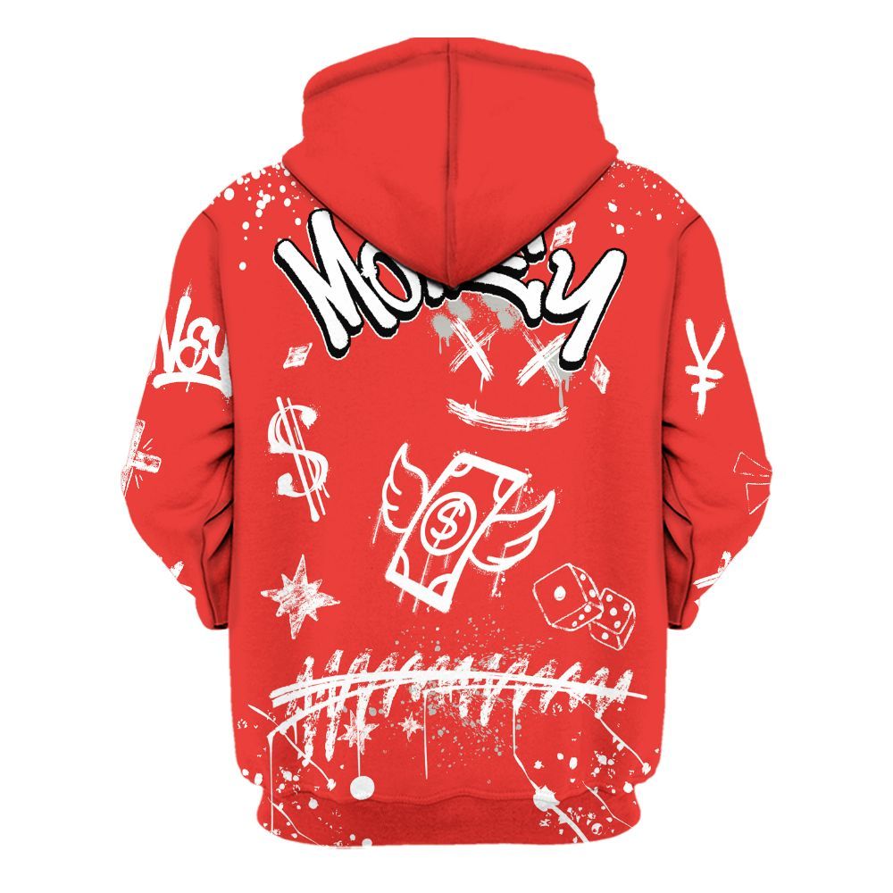 Hoodie To Match Vomero 5 Bright Crimson - Everybody Paid In Full Crayon All Over Print