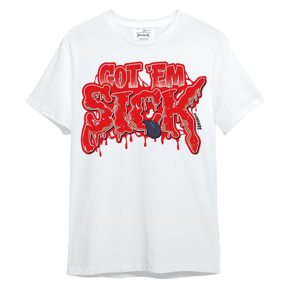 Shirt To Match Low OG Howard University 1s, Got EM Sick Unisex Shirt