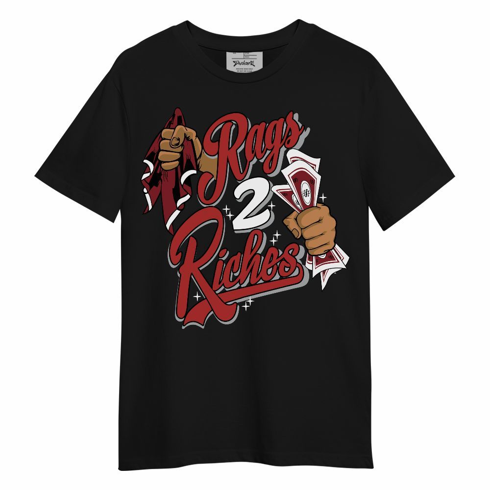 Shirt To Match Bred Reimagined 4s - Rag 2 Riches Unisex Shirt