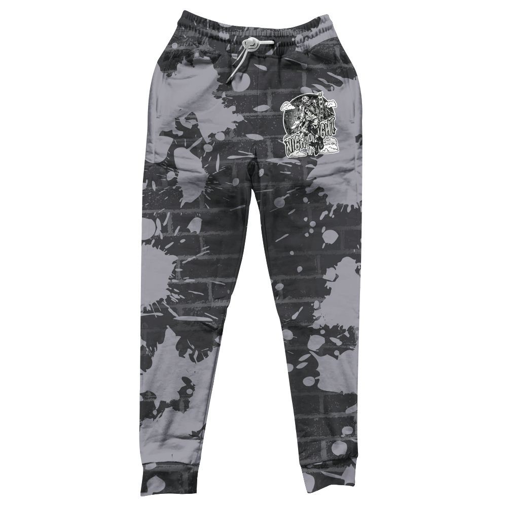 Sweatpant To Match Fear 4s - Seeya Skeleton Brick All Over Print