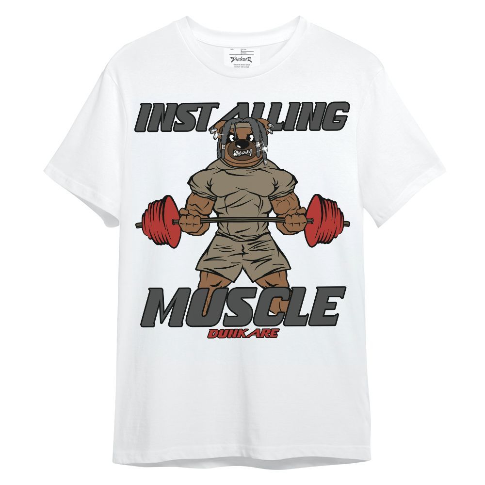 Shirt To Match Olive 9s - Installing Muscle Bear Unisex Shirt