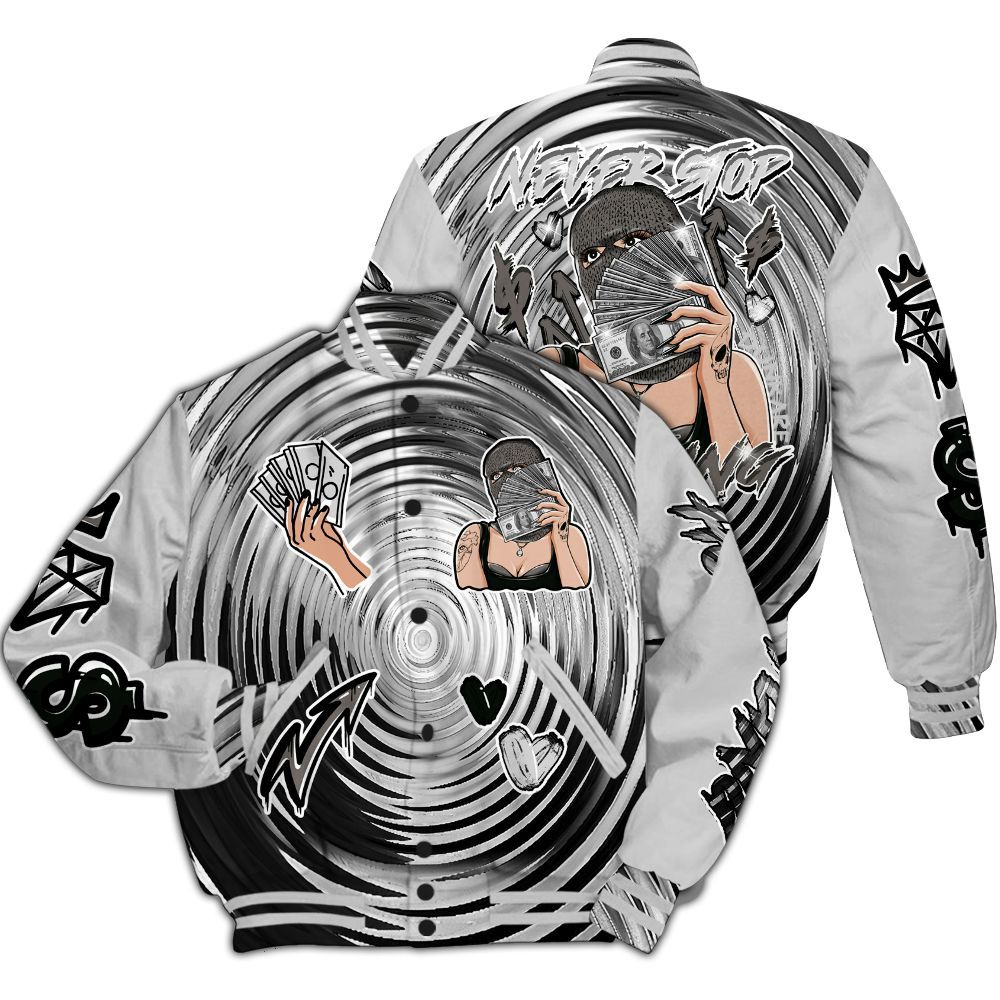 Varsity Jacket To Match Air Foamposite Cat Eye - Hustling Unique All Over Print