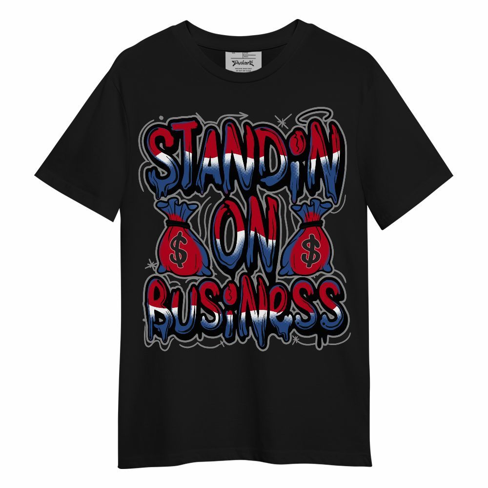 Shirt To Match Air Griffey Max Black Red Navy Blue 1s - Standin' Business Graphic Unisex Shirt