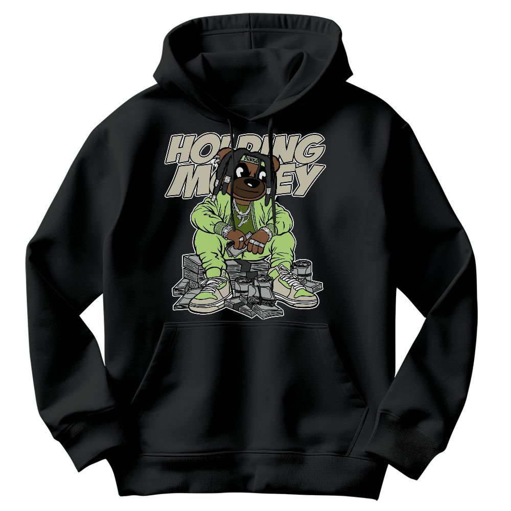 Sweatshirt To Match Air Max Stussy Action Green - Possessing Moneys Bear Graphic