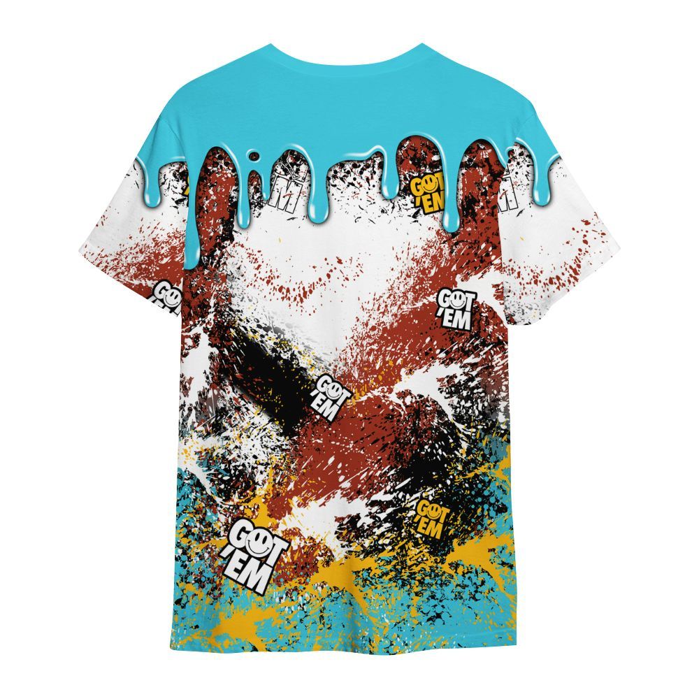 Shirt To Match SB Dunk Di'Orr Greenwood - Dripping 23 Drip All Over Print