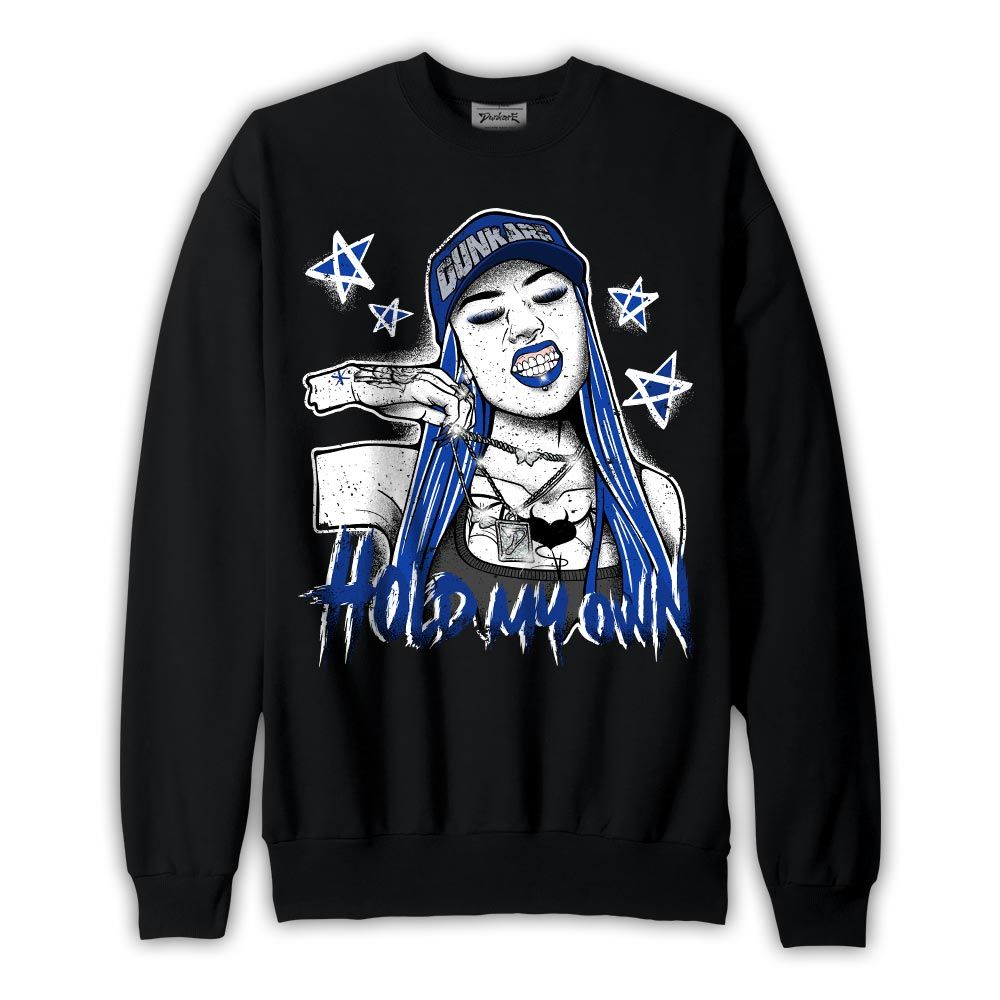 Sweatshirt To match Air Foamposite One Royal Sweatshirt - Hold My-O Unique Graphic