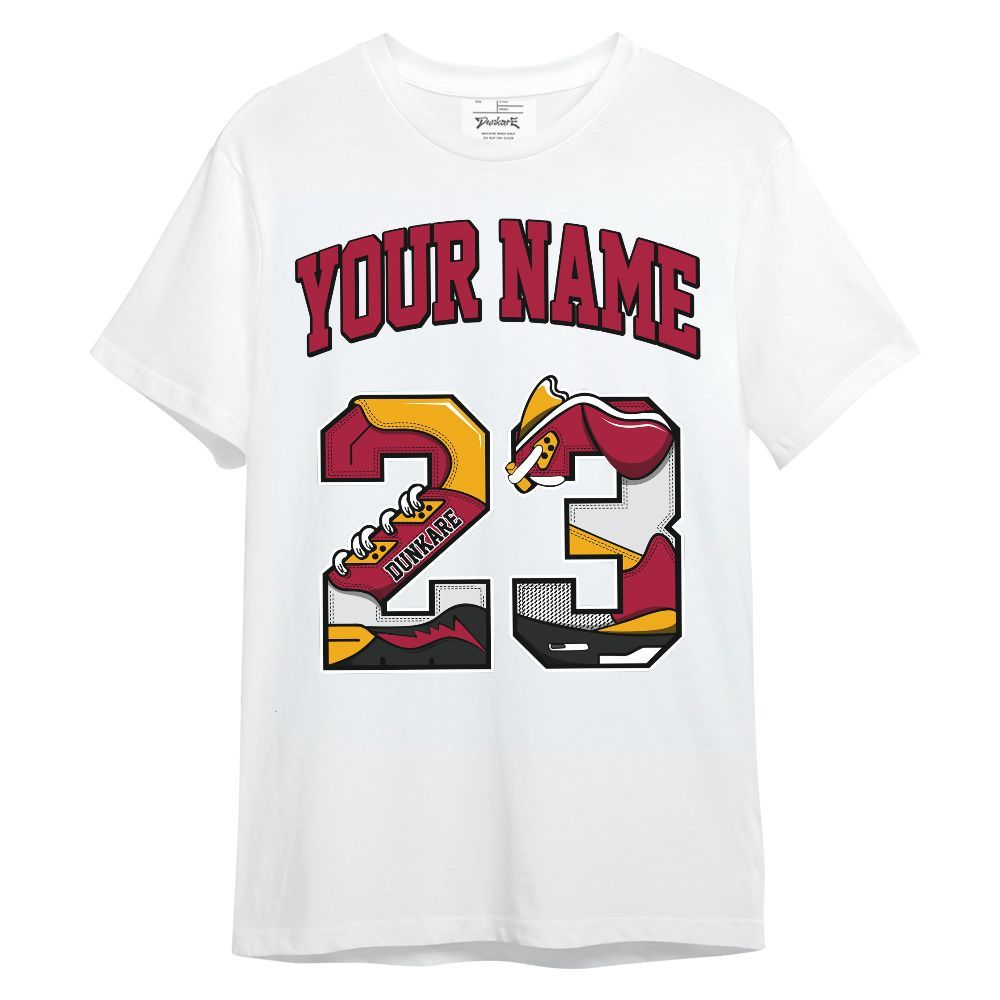 Shirt To Match Cardinal 7s - Custom Name Number 23 5s Unisex Shirt