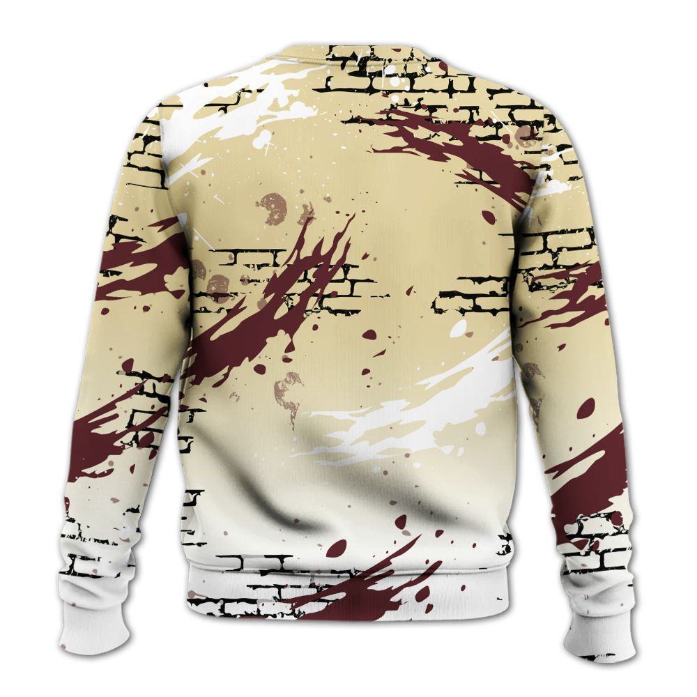 Sweatshirt To Match Women Phantom 12s - Values Of Loyalty Drip All Over Print