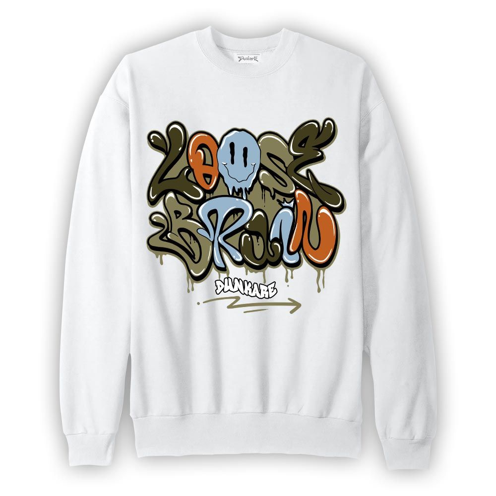 Sweatshirt To match Sweatshirt Loose Brain, Olive 5s Sweatshirt, To Match Sneaker Olive 5s, Sweatshirt 1904 NMP