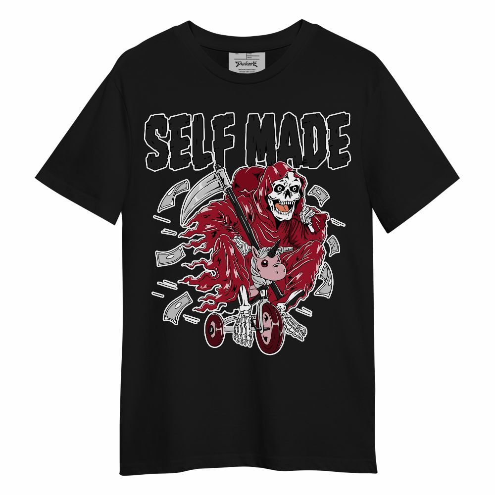 Shirt To Match High OG Black Toe Reimagined 1s - Self Make Skeleton Unisex Shirt