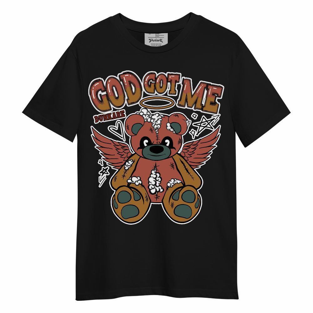 Shirt To Match SB Dunk Low Pro Burnt Sunrise - Gods Guides Me Bear Unisex Shirt