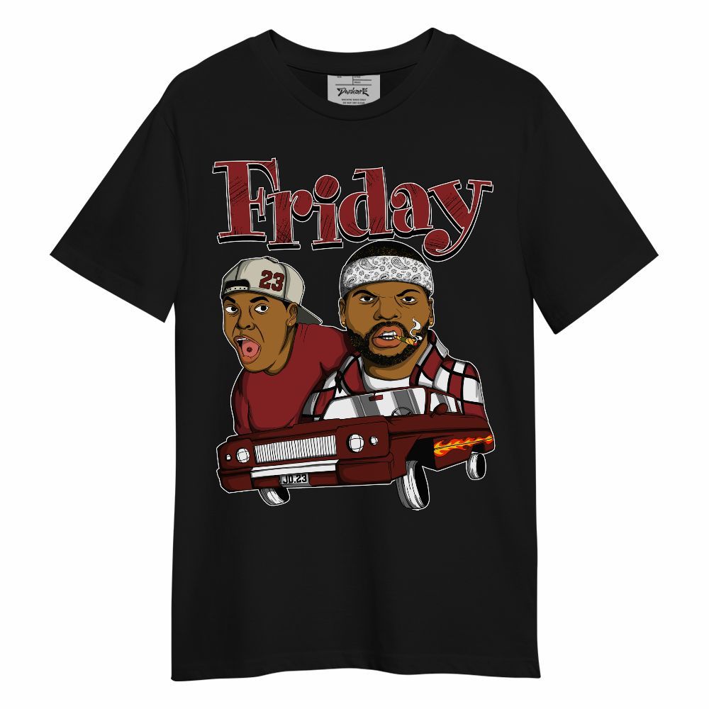 Shirt To Match High 85 Bred 1s - Friday Sneaker Graphic Unisex Shirt