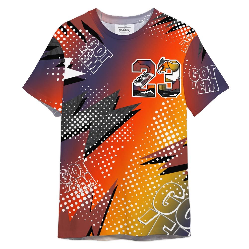 Shirt To Match J Balvin Rio 3s - Custom Name Number 23 5s Shirt Outfit 1405 HDT