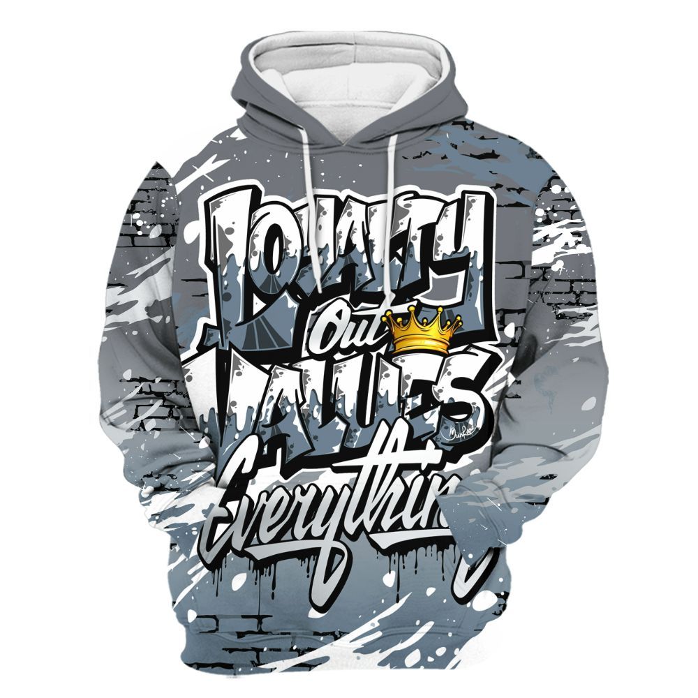 Hoodie To Match Air Max DN Silver Bullet - Values Of Loyalty Drip All Over Print