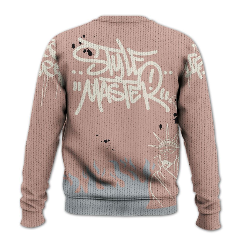 Knitted Sweater To Match Air Force Low 1 Arctic Orange - Graphic Fck Around Find Out
