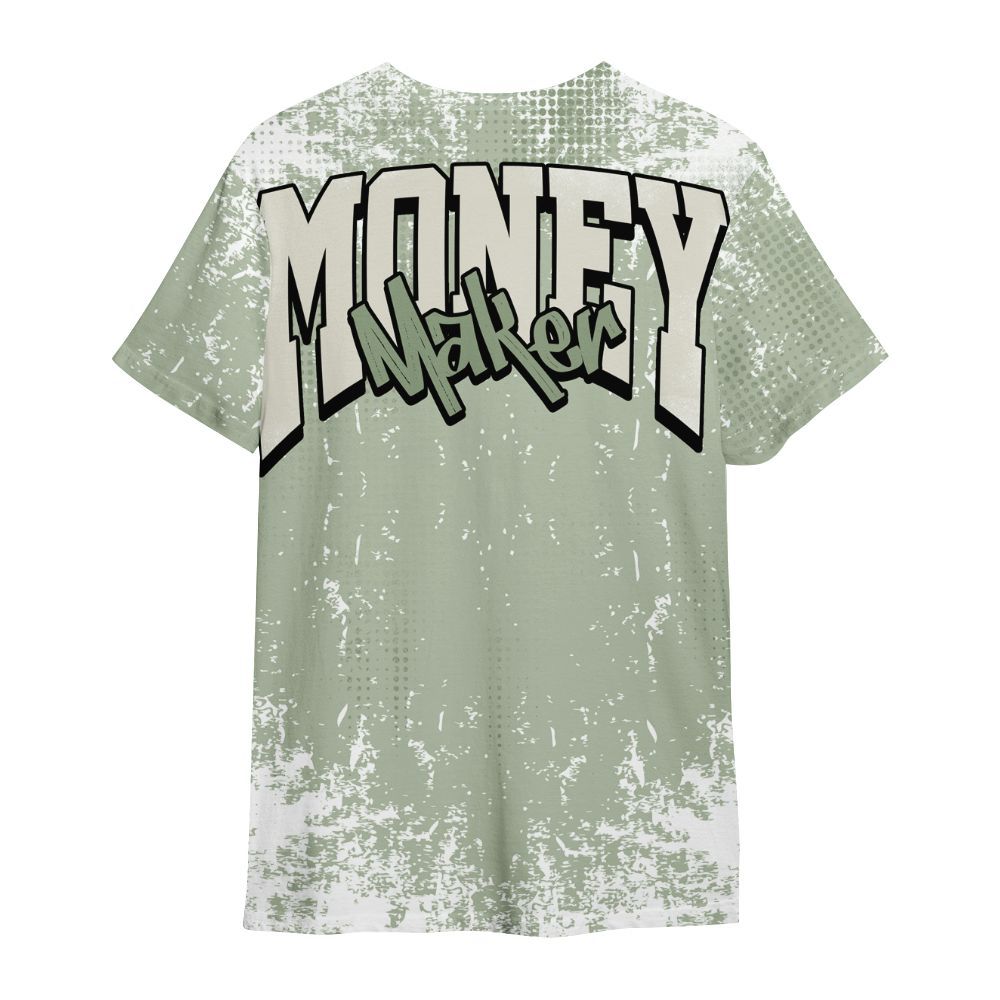 Shirt To Match Seafoam Sail 4s - Move In Silence Money Street Retro All Over Print