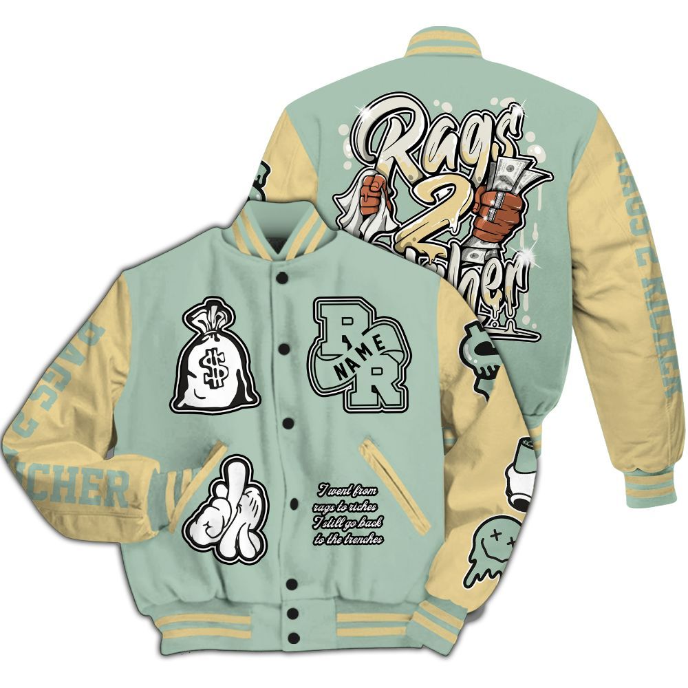 Varsity Jacket To Match Joins Year Of The Snake 5s - Rag 2 Rich Graphic Custom Name All Over Print