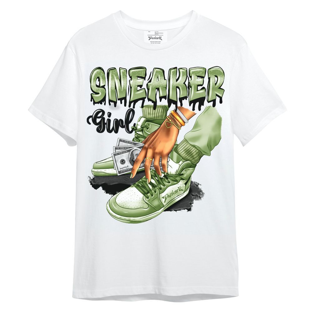 Shirt To Match Oil Green 4s - SNEAKER Girl Money Drip Unisex Shirt