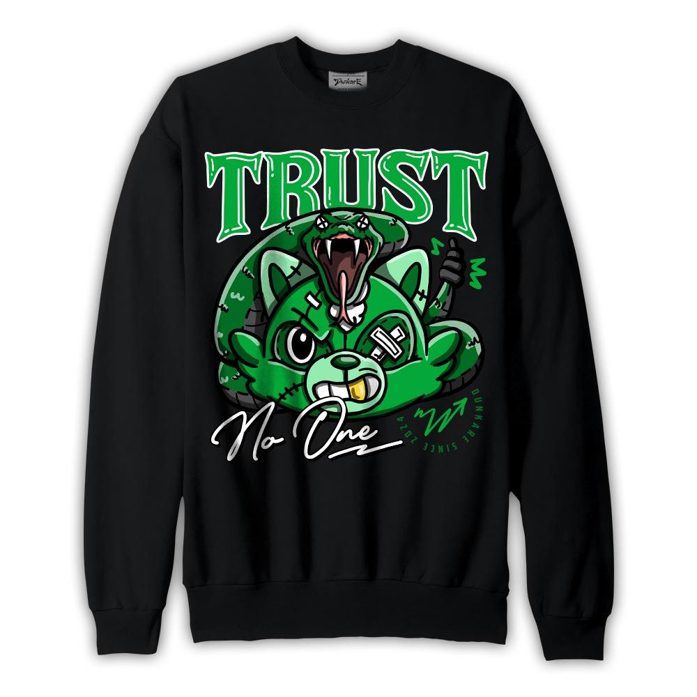 Sweatshirt To match Lucky Green 5s Sweatshirt - Trust No Raccoon Graphic 1805 DNY