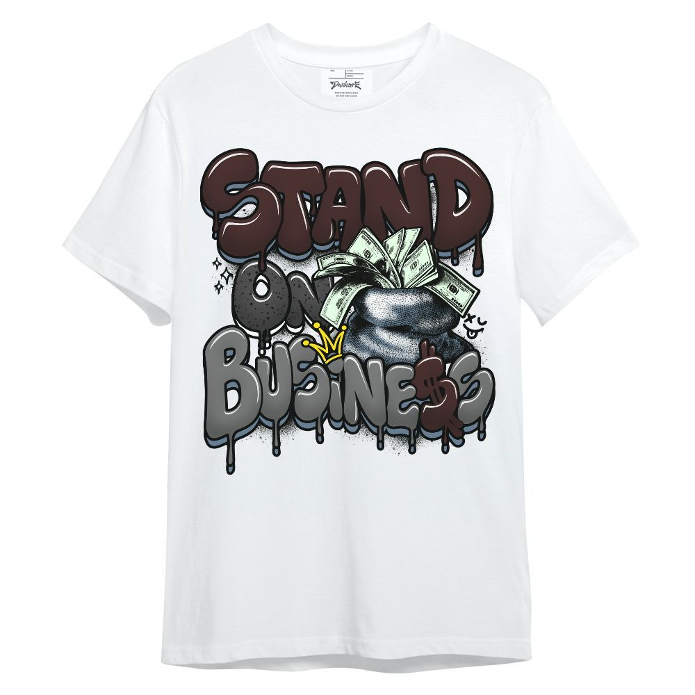 Shirt To Match Burgundy 5s - Stand Business Unisex Shirt