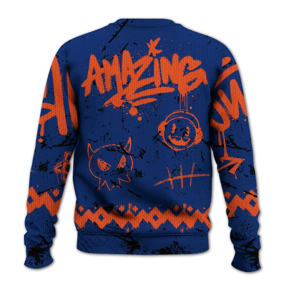 Knitted Sweater To Match Suede GS League - Friday Sneaker Crayon